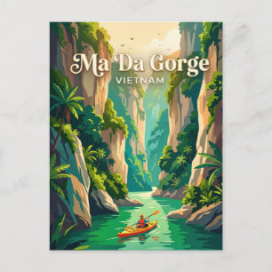Ma Da-Schlucht Vietnam Postkarte