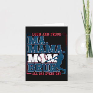 Ma Mama Mama Bruh Baseball Loud und Stolz den ganz Karte
