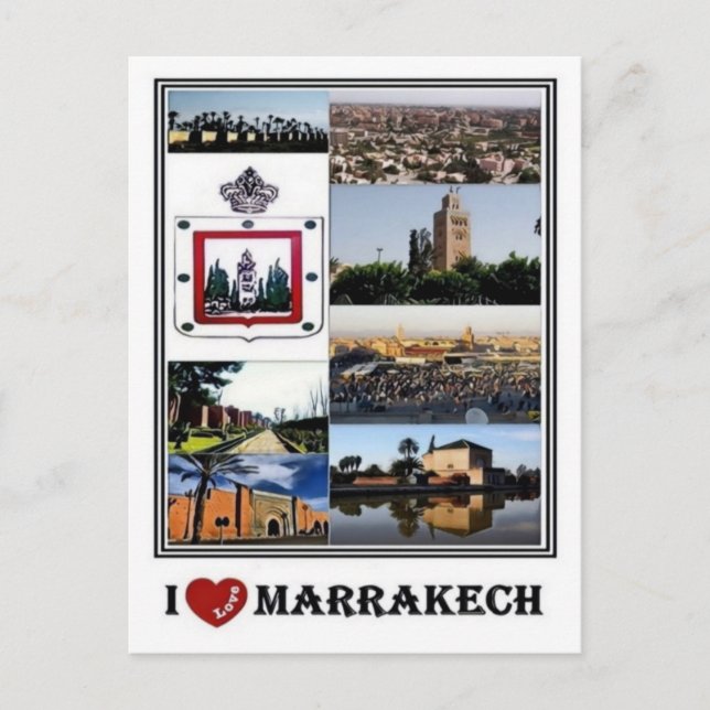 MA Marokko - Marrakesch Postkarte (Vorderseite)