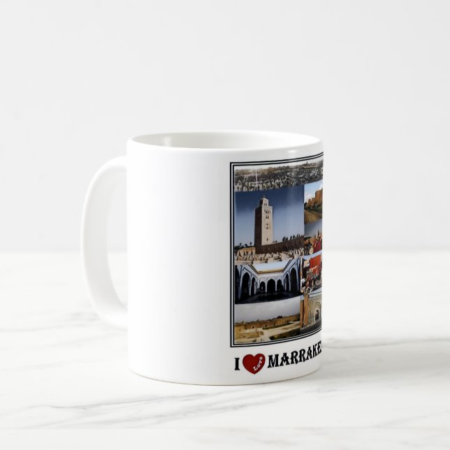 MA Marokko - Marrakesch - Tasse des Kaffees (Vorderseite Links)