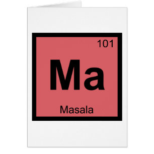Ma - Masala Chemistry Periodisches Tabellensymbol