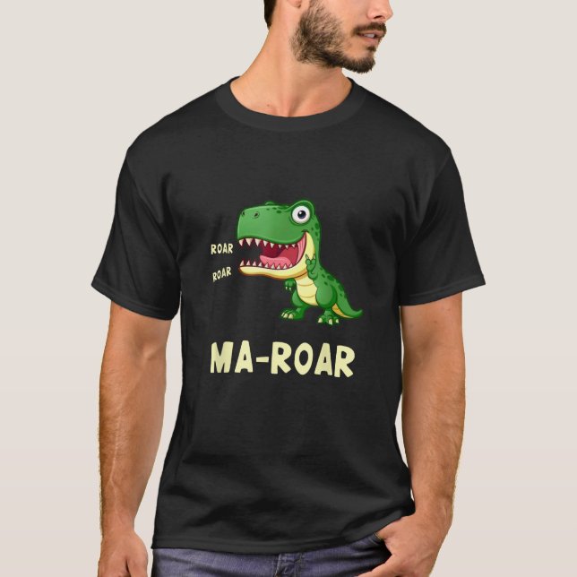 Ma Roar Dinosaur Passover Seder Kids Jewish Holida T-Shirt (Vorderseite)