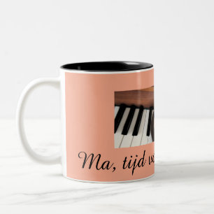 Ma tijd voor een break! MUG Zweifarbige Tasse