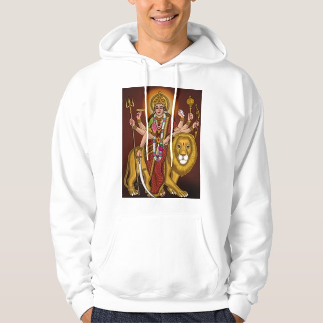 Maa Durga Hoodie (Vorderseite)