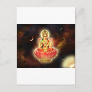 Maa Maha Lakshmi Devi Laxmi Postkarte