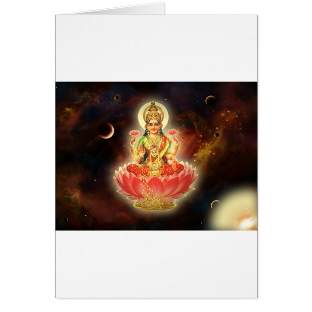 MAA MAHALAXMI DEVI INDISCHE GÖTTIN DES REICHTUMS (Vorne)