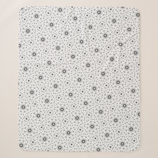 Maacah001 abstraktes Doodle Sherpadecke (Vorderseite)