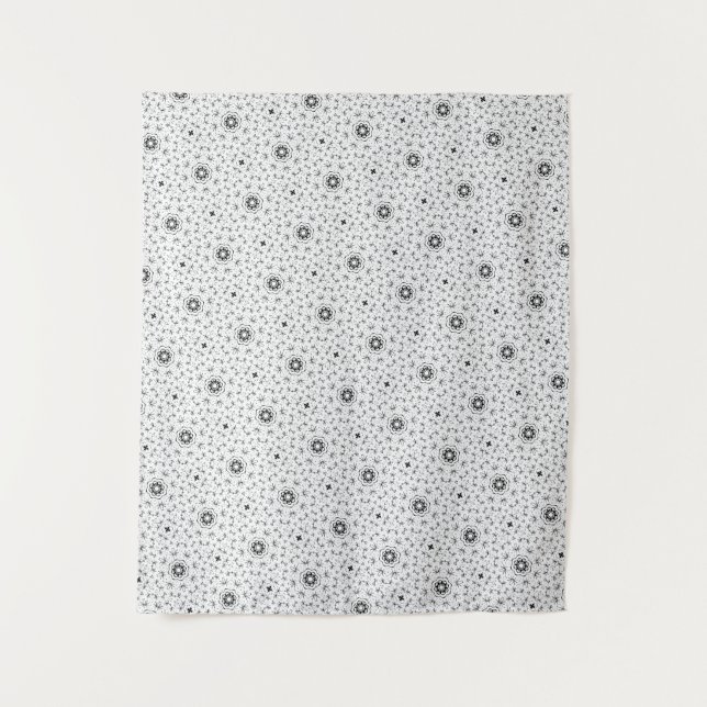 Maacah001 abstraktes Doodle Wandteppich (Vorderseite)