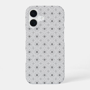 Maacah001 Schwarz-Weiß-Abstrakt-Kritzelei iPhone 16 Hülle