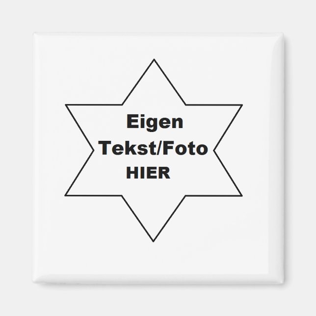 Maak je eigen magneet magnet (Vorne)