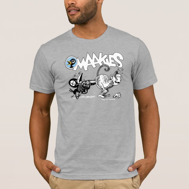 Maakies Gun Hintern Premium T - Shirt (Vorderseite)