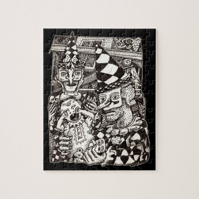 Maaking of the man von Brian Benson Puzzle (Vertikal)