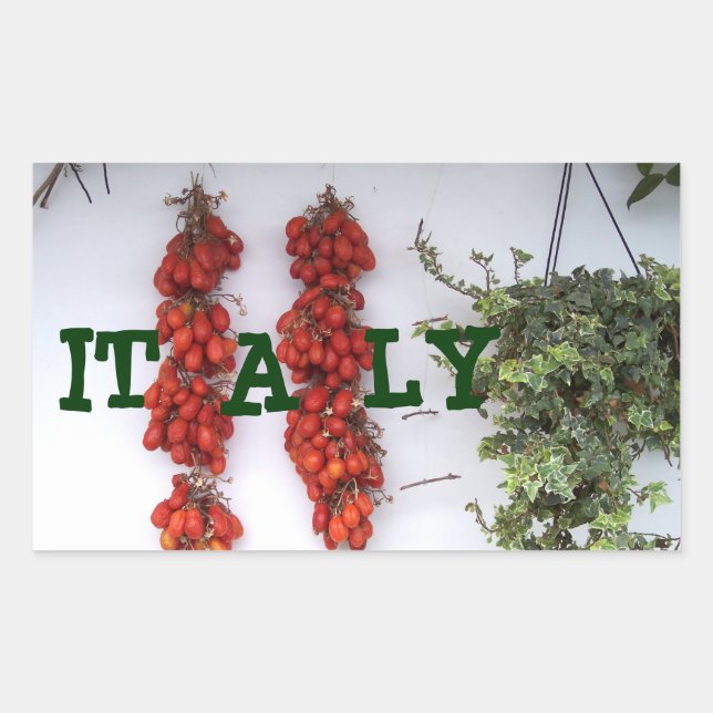 Maaking Sun TrockenTomaten Rechteckiger Aufkleber (Vorderseite)