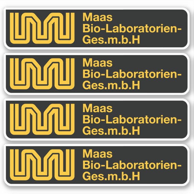 Maas Biolabs (Neuromancer) Aufkleber (Vorderseite)