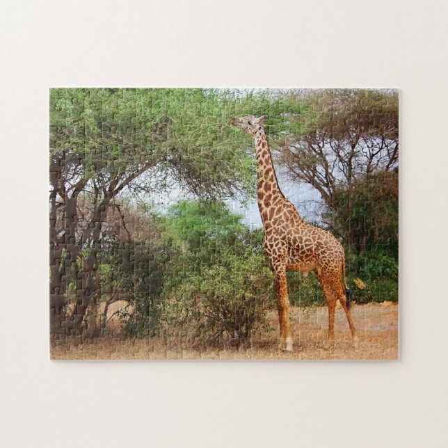 Maasai Giraffe Puzzle (Horizontal)
