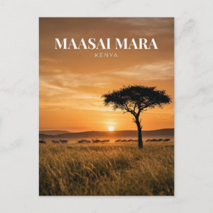 Maasai Mara, Narok, Rift Valley Postkarte
