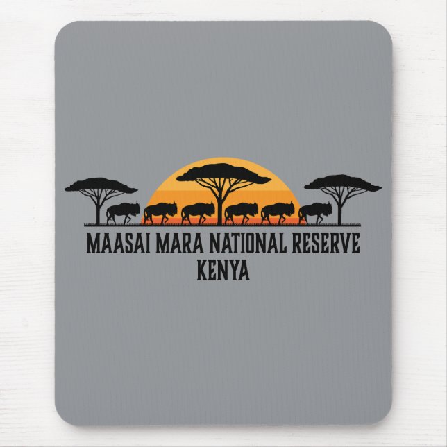 Maasai Mara National Reserve Kenya Mousepad (Vorne)