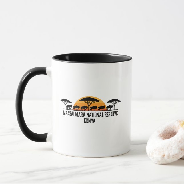Maasai Mara National Reserve Kenya Tasse (Mit Donut)