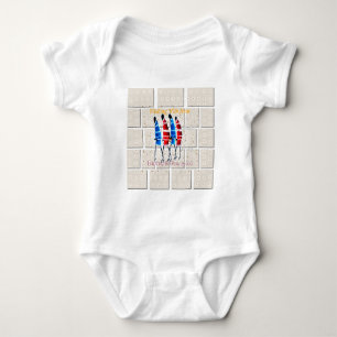 Maasai Morans Christlich Art Print Baby Strampler