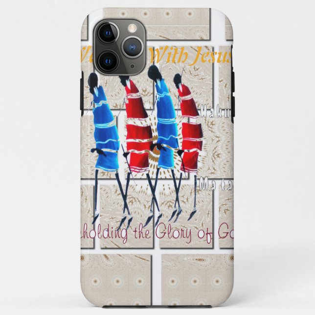 Maasai Morans Christlich Art Print Case-Mate iPhone Hülle (Rückseite)