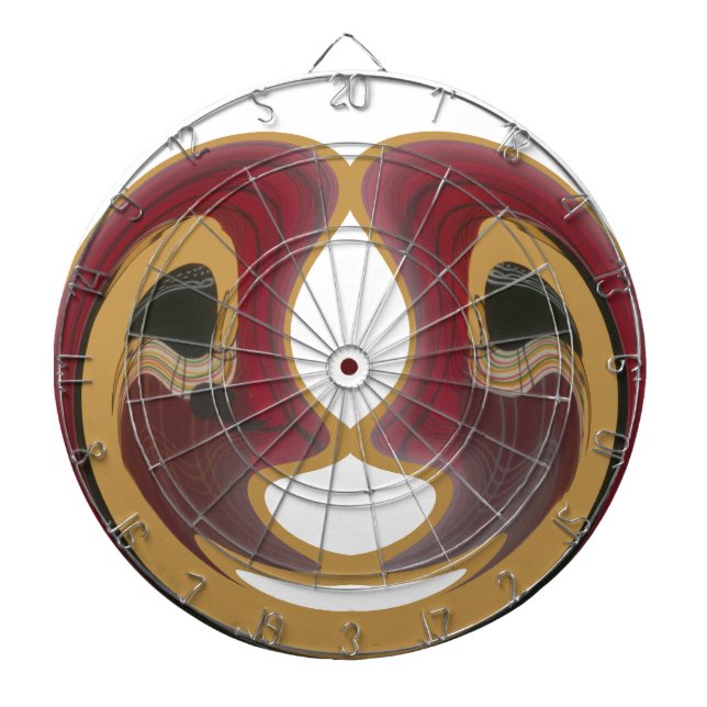 Maasai Mosaic: Eine Feier der pulsierenden Kultur Dartscheibe (vorne)