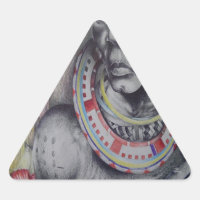 Maasai Mutter & Kind mit Löwenkunst Print/Grafik