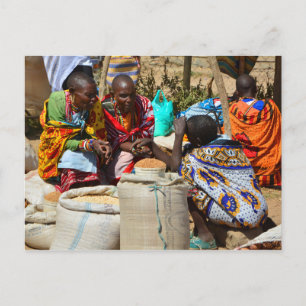 Maasai People Postkarte