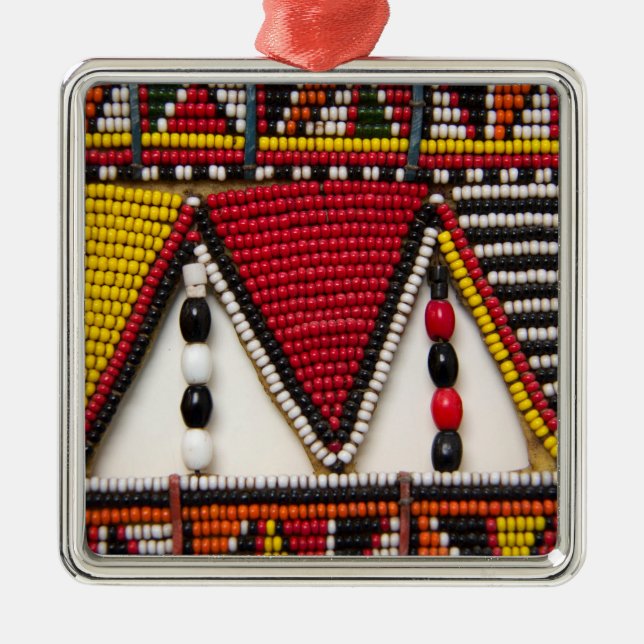 Maasai-Stammbaum Ornament Aus Metall (Vorne)