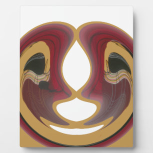 Maasai-Stammes-Wirbel-Kunstposter Fotoplatte