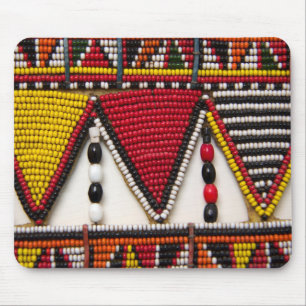 Maasai-Stammesperlenarbeit Mousepad