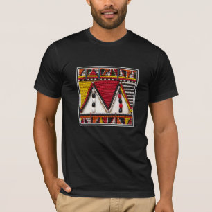 Maasai-Stammesperlenarbeit T-Shirt
