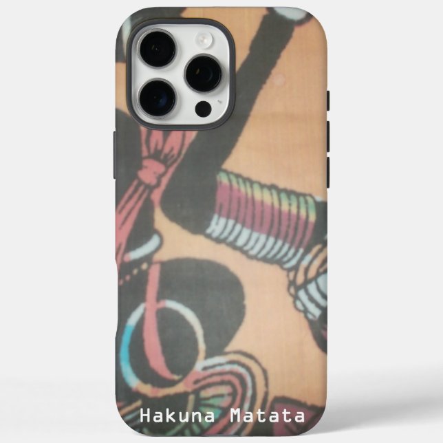 Maasai Tradition und Kultur Muster Art Design Case-Mate iPhone Hülle (Rückseite)