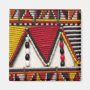 Maasai Tribal Beadwork Magnet