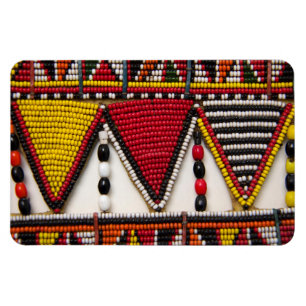 Maasai Tribal Beadwork Magnet
