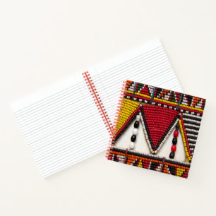 Maasai Tribal Beadwork Notizbuch