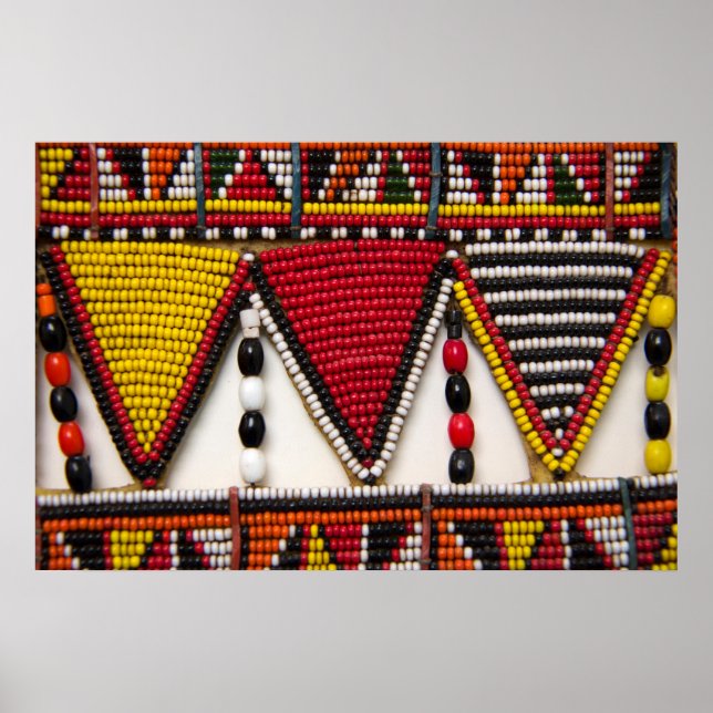 Maasai Tribal Beadwork Poster (Vorne)