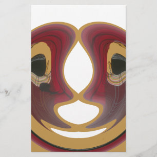 Maasai Tribal Whirl Art Print Briefpapier
