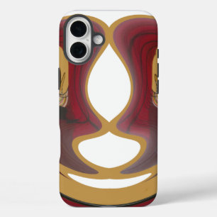 Maasai Tribal Whirl Art Print iPhone 16 Plus Hülle