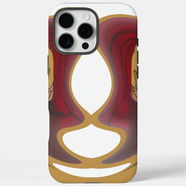 Maasai Tribal Whirl Art Print Case-Mate iPhone Hülle (Rückseite)