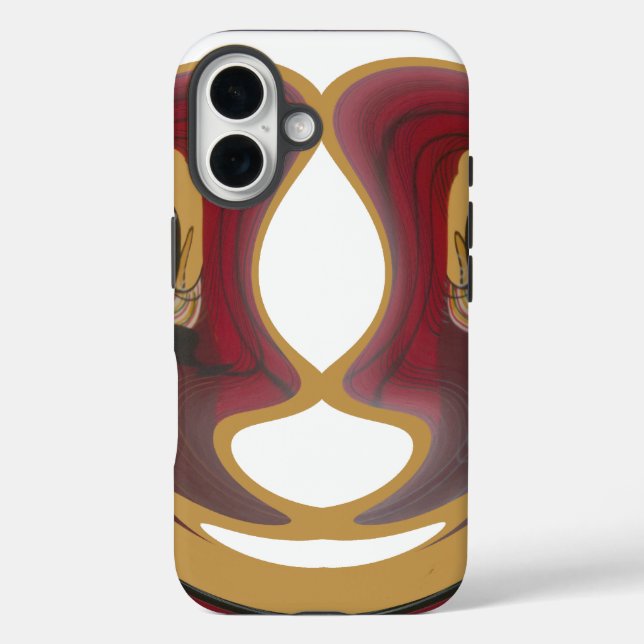 Maasai Tribal Whirl Art Print Case-Mate iPhone Hülle (Rückseite)