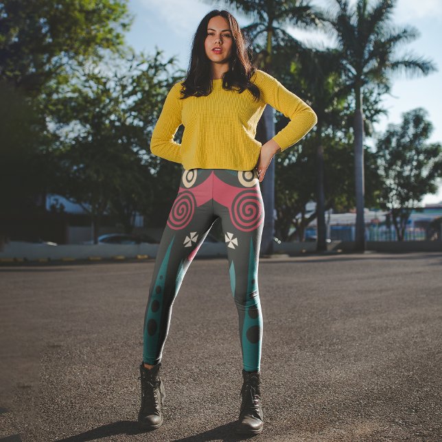 Maasai Warrior Capri Leggings (Von Creator hochgeladen)