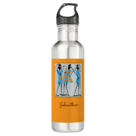Maasai Warriors, Kenia, afrikanische Kunst Edelstahlflasche