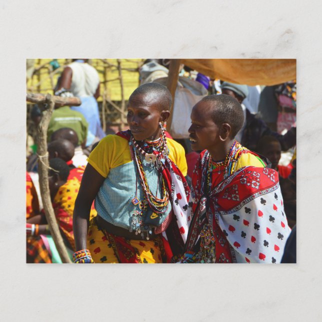 Maasai Women Postkarte (Vorderseite)