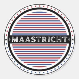 Maastricht City Pride Ememblem – Niederländische I Runder Aufkleber