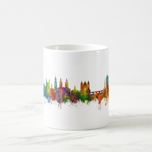 Maastricht Niederlande Skyline Kaffeetasse (Mittel)