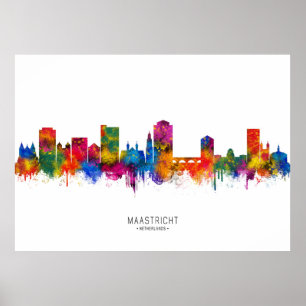 Maastricht Niederlande Skyline Poster