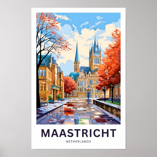 Maastricht Niederlande Travel Print Poster (Vorne)