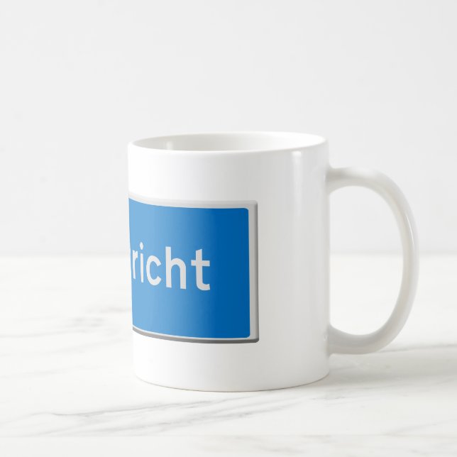 Maastricht road sign kaffeetasse (Rechts)