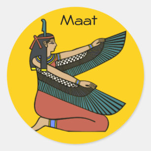 Maat 1 runder aufkleber