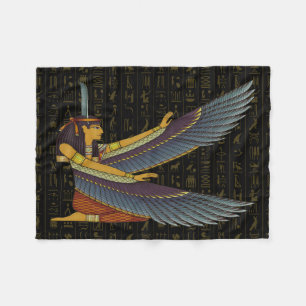 Ma'at Goddess Fleece Blanket